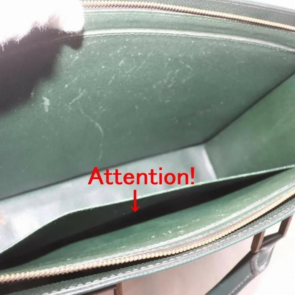 Louis Vuitton  Leather Documents  Briefcase 861690